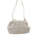 Bolso de Hombro Trenzado Beige Bolso de Hombro Trenzado Beige